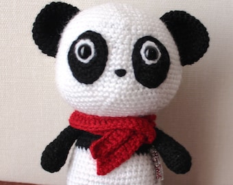 Crochet Panda / Handmade Panda / handmade dolls / Amigurumi Doll / Crochet toys / crochet doll