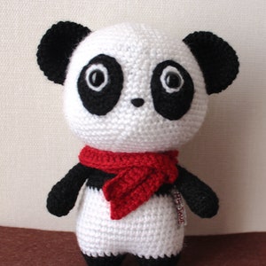 Crochet Panda / Handmade Panda / handmade dolls / Amigurumi Doll / Crochet toys / crochet doll