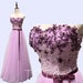 Lavender Strapless Prom Dresses Sweetheart Neckline Dress Vintage Sleeveless Tulle Long Formal Dress Long Evening Dresses Party Dress 
