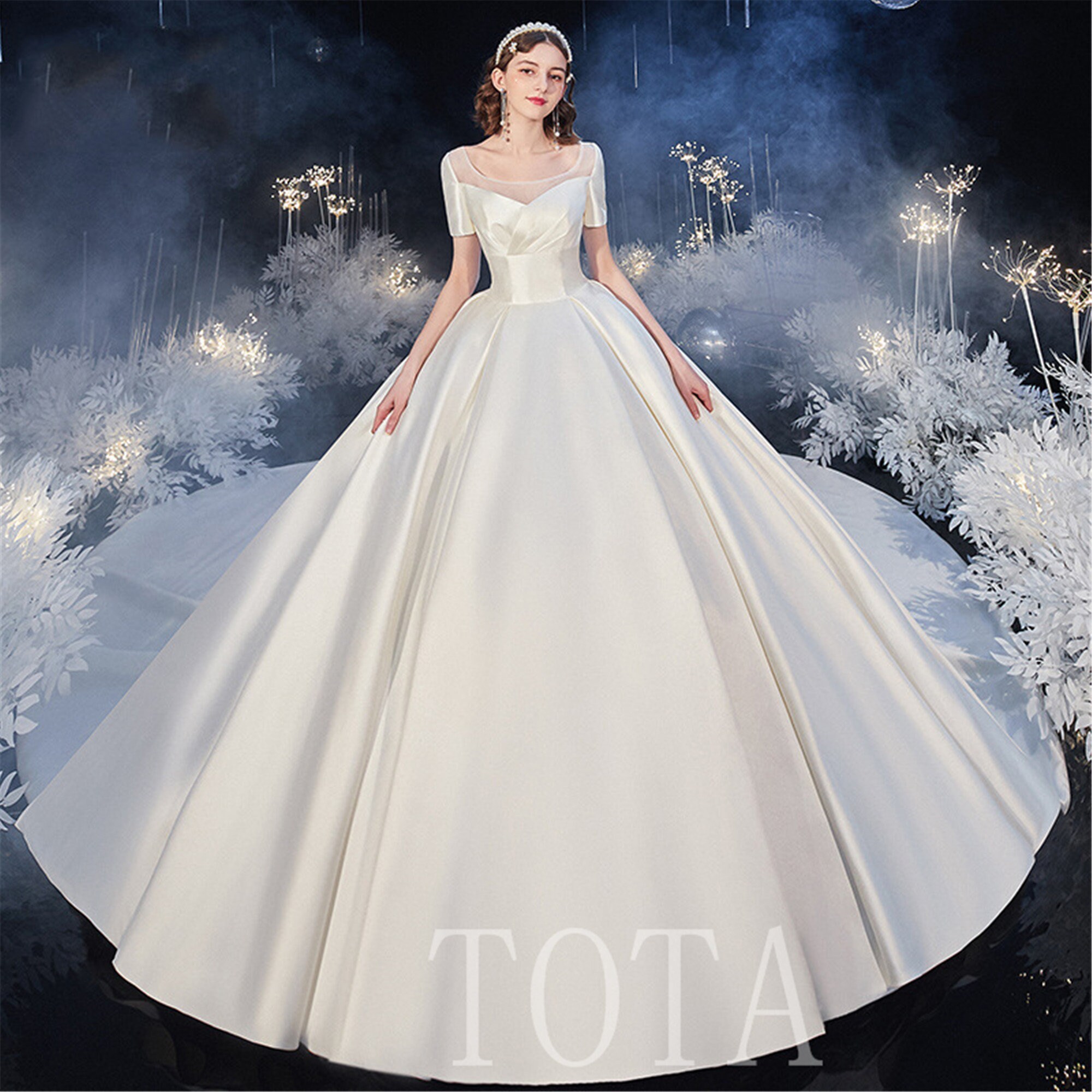 Dreamy Bridal Dress with Wedding Veil for Girls – Dress Up America