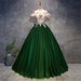 Vintage Pink and Dark Green Prom Dress Off Shoulder Floral Evening Dress Women Ball Gown Graduation Dress Victorian Ball Gown Formal Dress