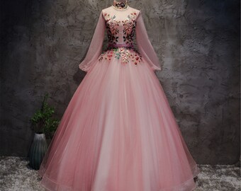 Pink Ball Gown - Etsy