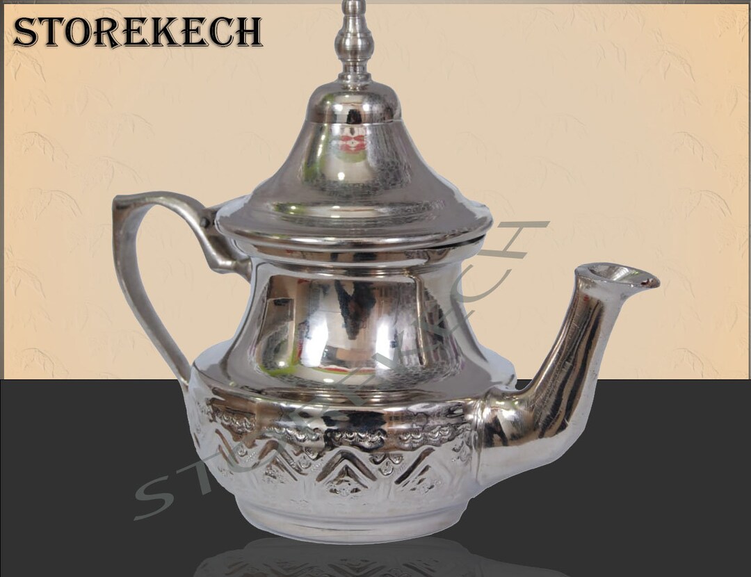 Moroccan Teapot, the Authentic Metal Teapot, the Beautiful Gift for the