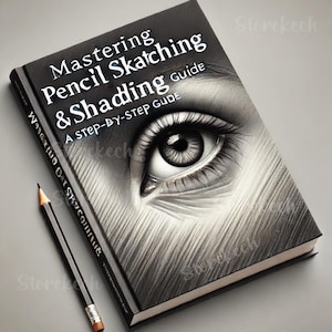Mastering Pencil Sketching,Shading | Step-by-Step Drawing Guide | Learn Realistic Shading Techniques |Digital Art Book for Beginners,Artists