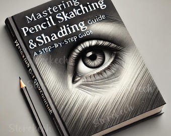 Pencil Sketching & Shading Guide: Step-by-Step Techniques (Digital Art Book)