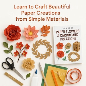 Papercraft Cardboard Models Book: Schritt-für-Schritt-Vorlagen & Bastelanleitung für DIY-Projekte und Papierkunst-Enthusiasten
