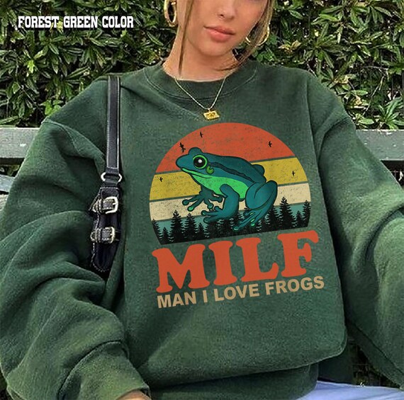 man i love frogs sweatshirt