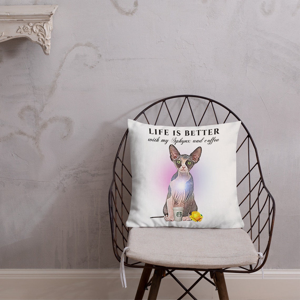 sphynx pillow