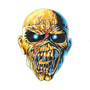 Eddie Piece of Mind Head Print