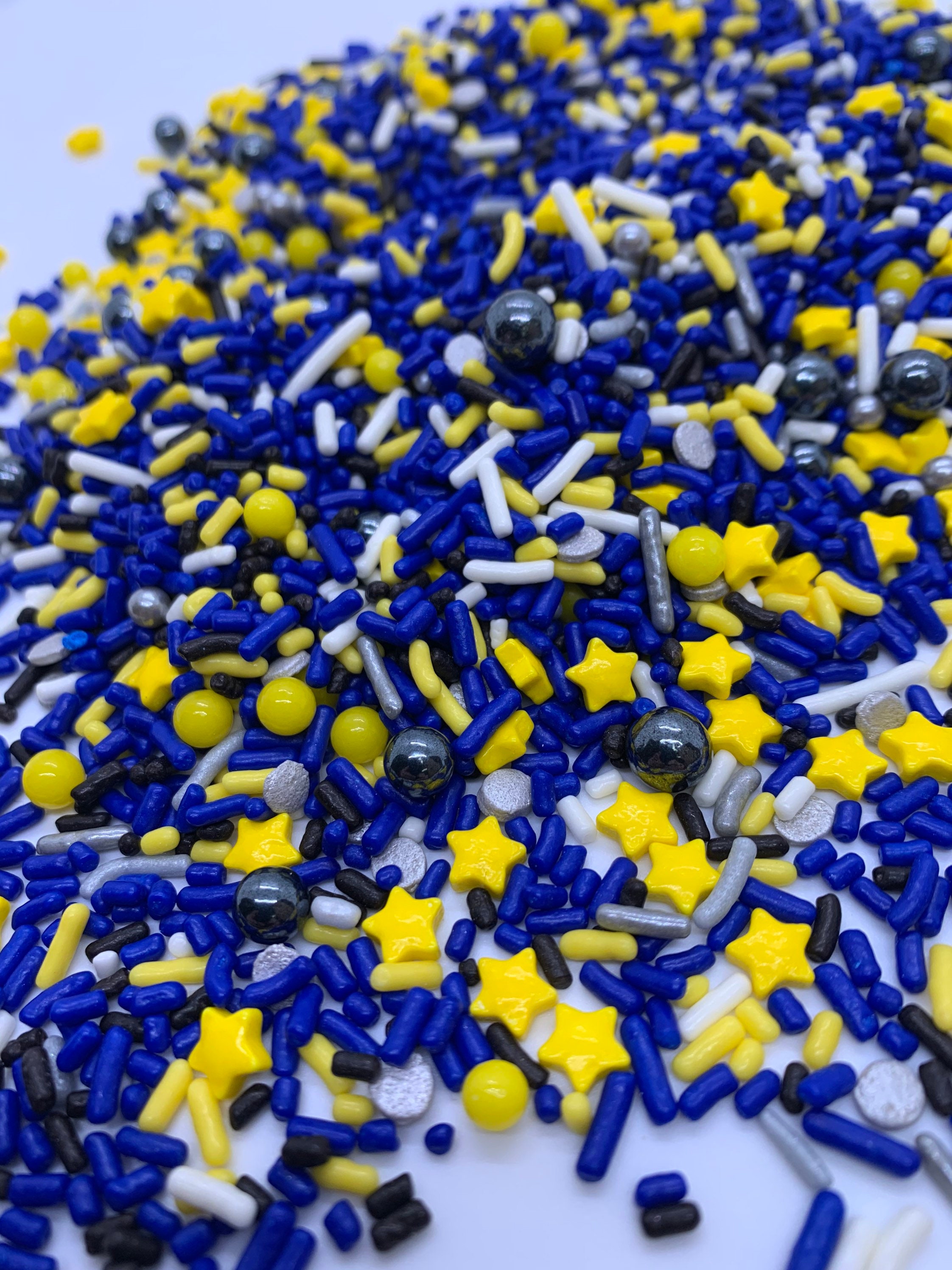 Starry Night Sprinkle Mix Edible Star Sprinkles Etsy