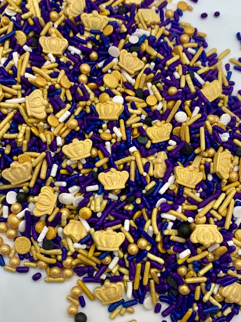 Long Live the Queen Sprinkle Mix Crown Sprinkles Princess Etsy