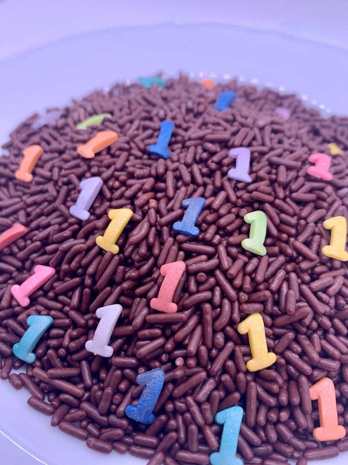 Number Sprinkle Mix 1st Birthday Sprinkles 2nd Birthday Etsy