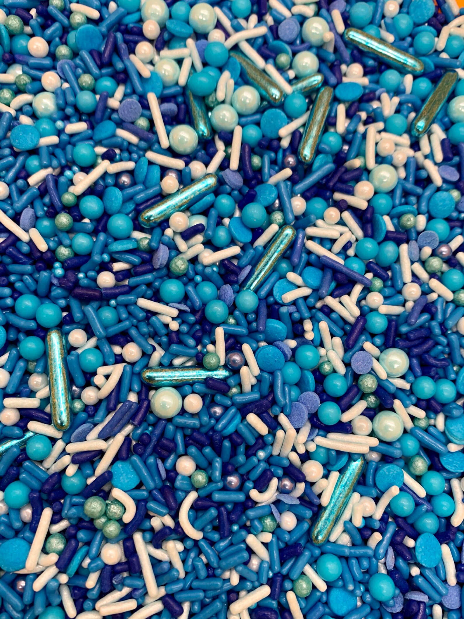 Best Blues Edible Sprinkles Blue Sprinkles Etsy