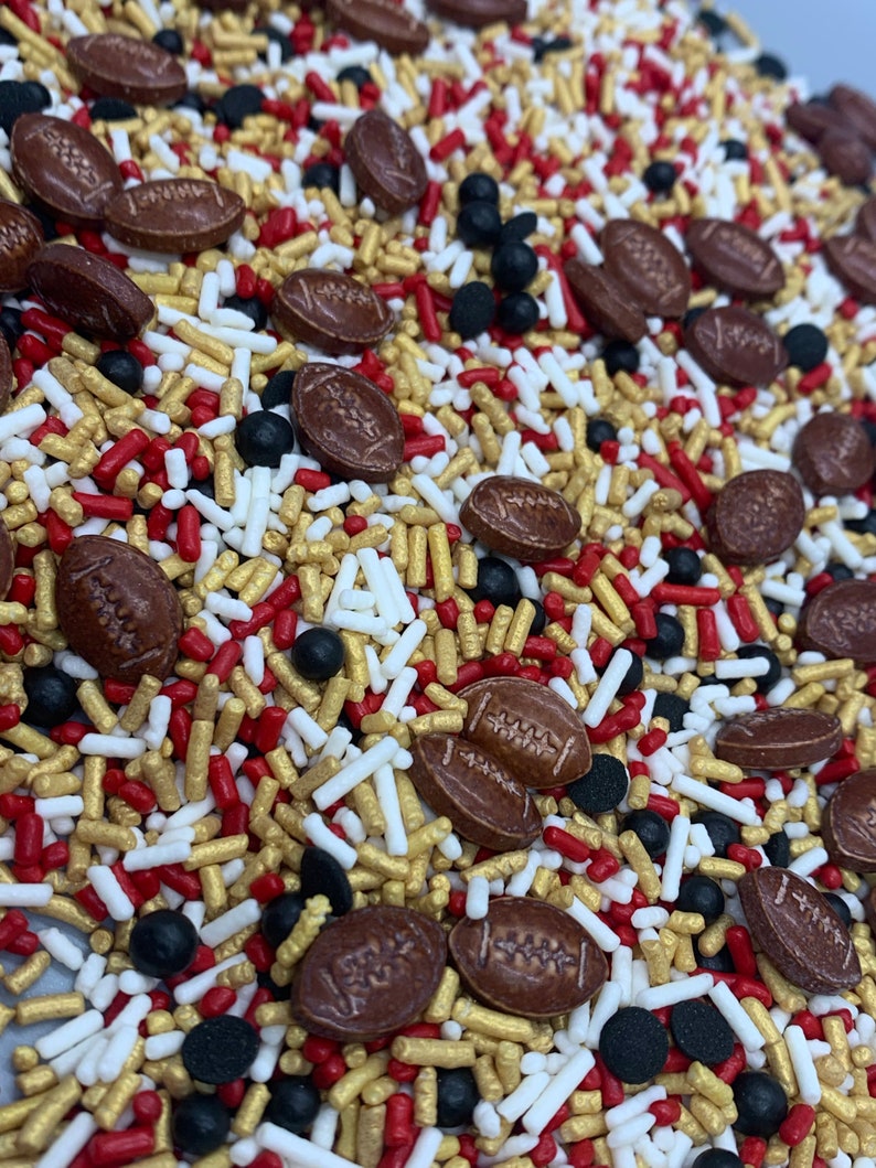 San Francisco 49ers NFL Football Sprinkles Super Bowl Etsy