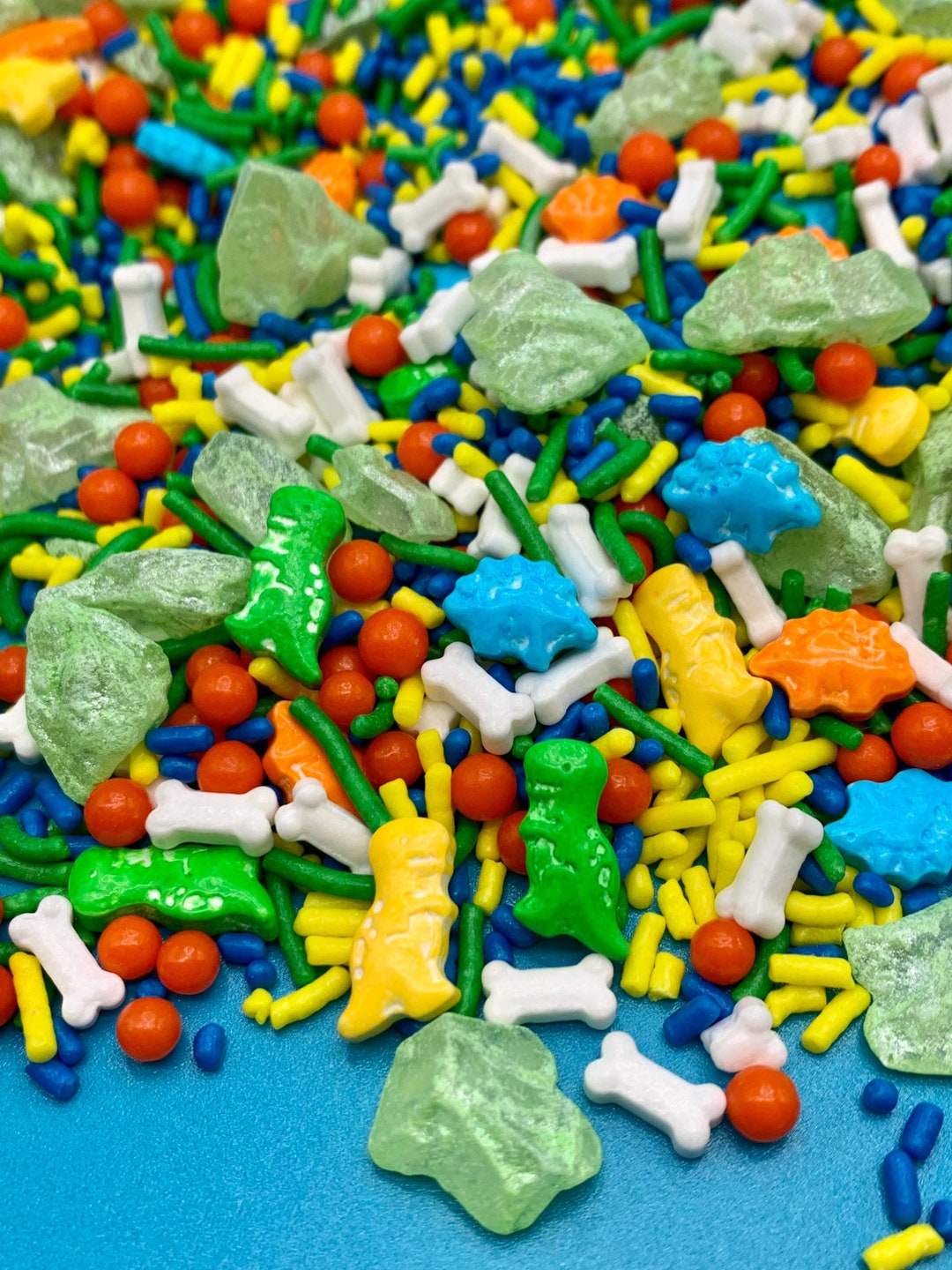 Dinoland Sprinkle Mix Dinosaur Sprinkles Dinosaur Cake Etsy
