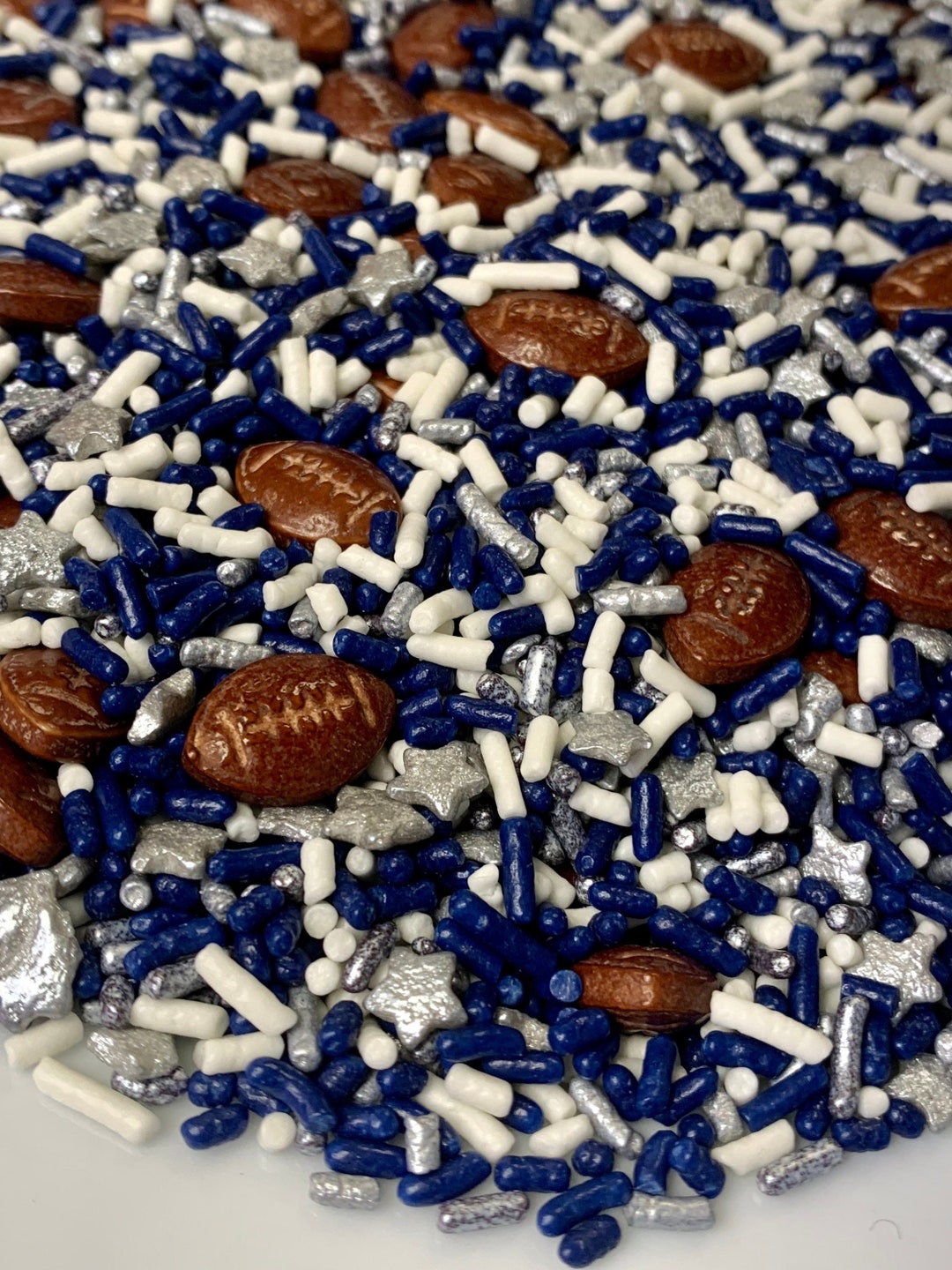 Dallas Cowboys NFL Football Sprinkles, Cowboys Sprinkles, Dallas