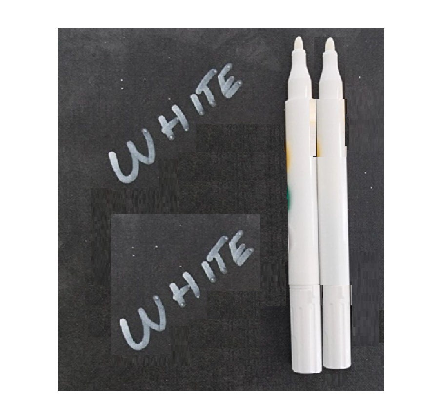 Tailor's Chalk Pencil for Fabric, Erasable White Transfer Pencils,  Embroidery Pattern Transfer for Dark Fabric, Sewline Fine Line White Pen 