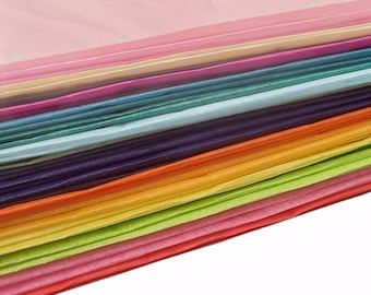 50x76 cm Assorted Vibrant Pastel Wrapping Tissue Paper Multi-Color Pack of 20 