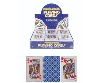 Playing Cards Deck Traditional Plastic Coated Paper Family Game Full Size Pack