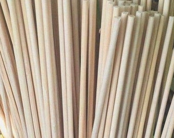 40 X Reed Diffuser Replacement Spare Sticks 20cm x 3mm Premium Quality Natural Wood