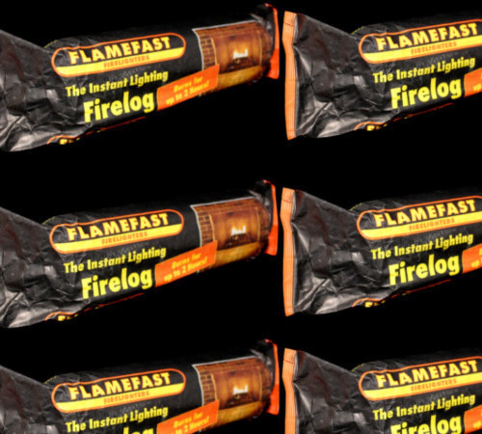 Smokeless Fire logs X 5 Fireplace Long Burning Chiminea Fast Etsy