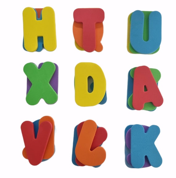 Foam Bath Letters Lowercase