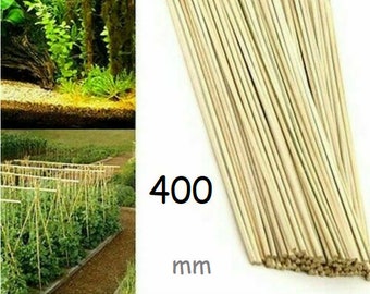 25 X Bamboo Plant Sticks Grow Support Sticks Garden Potted Flower Canes Rods