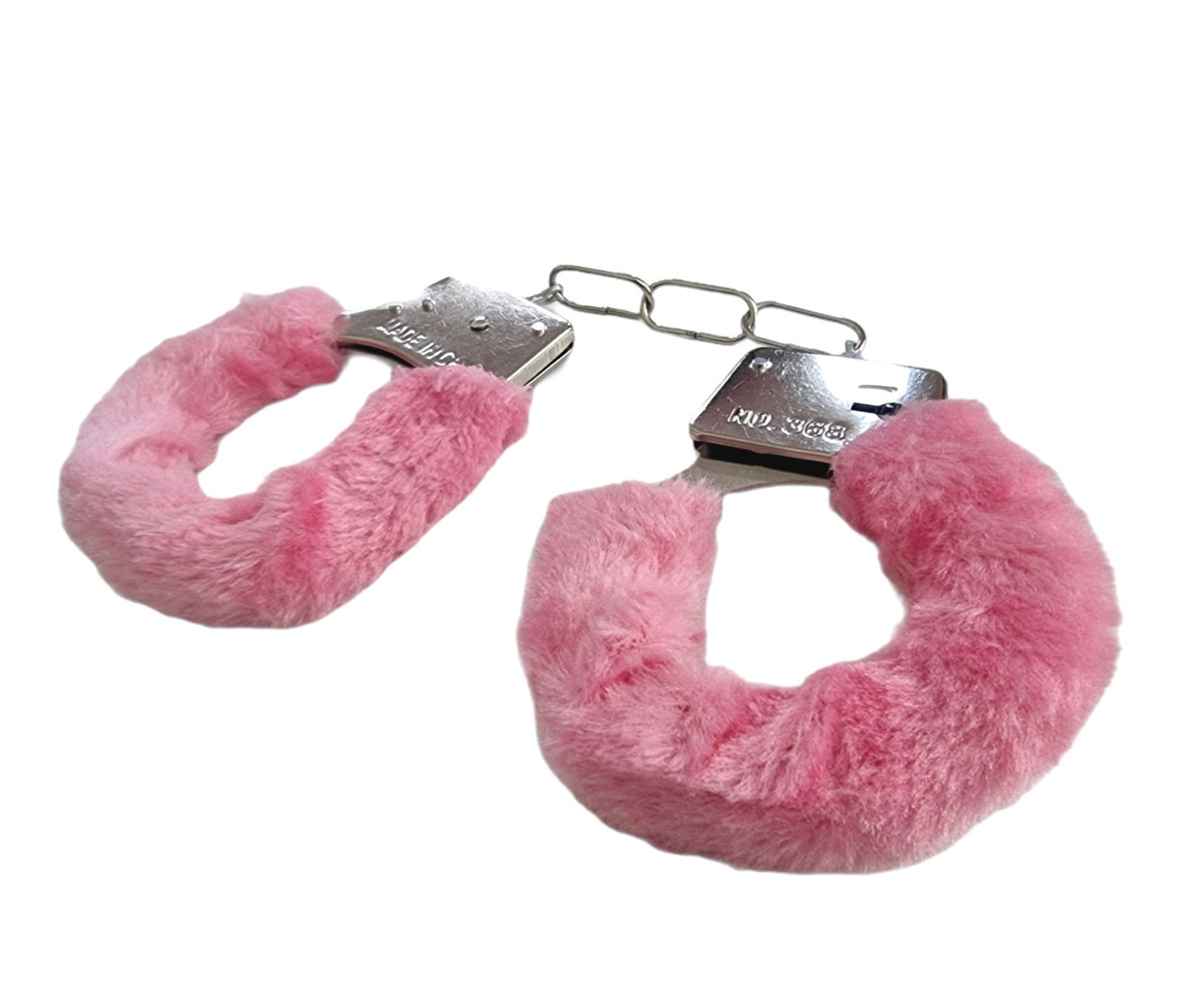 Pink Fluffy Handcuffs Furry Fancy Dress Role Play Toy Hen Etsy