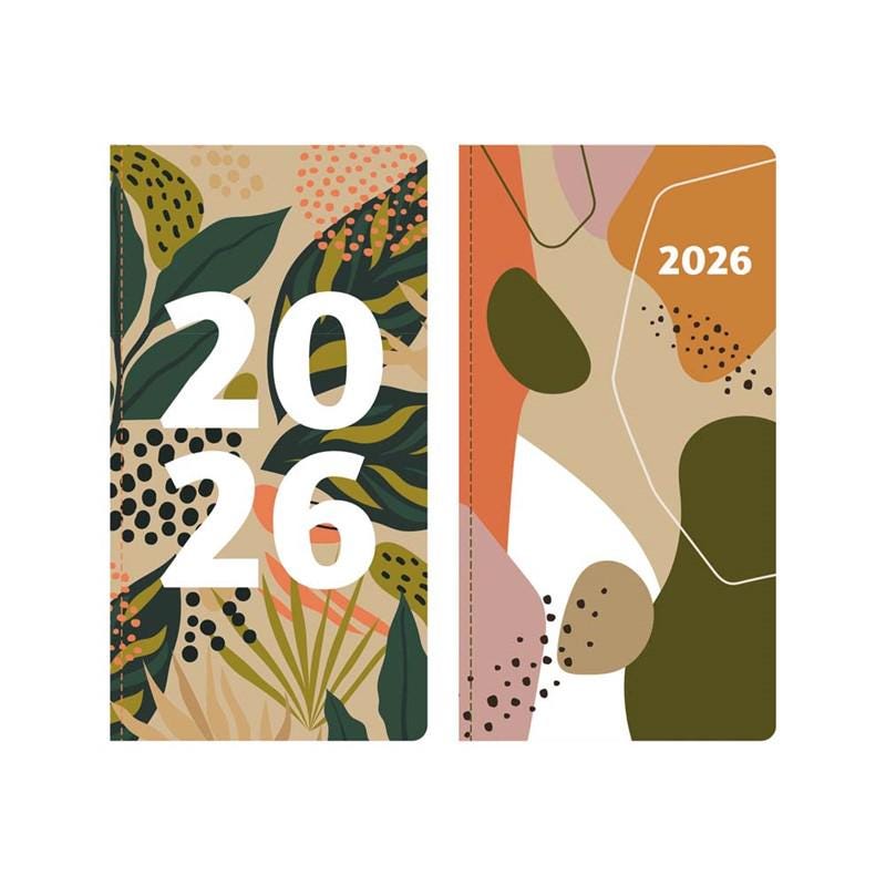 SIGEL J6100 A6 Hardback Week-to-View Diary 2026 - Blue, FSC Certified, Perfect For Planning