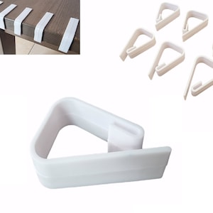6 clip per tovaglie Confezione da sei clip per tovaglie in plastica per supporto spedizione gratuita nel Regno Unito