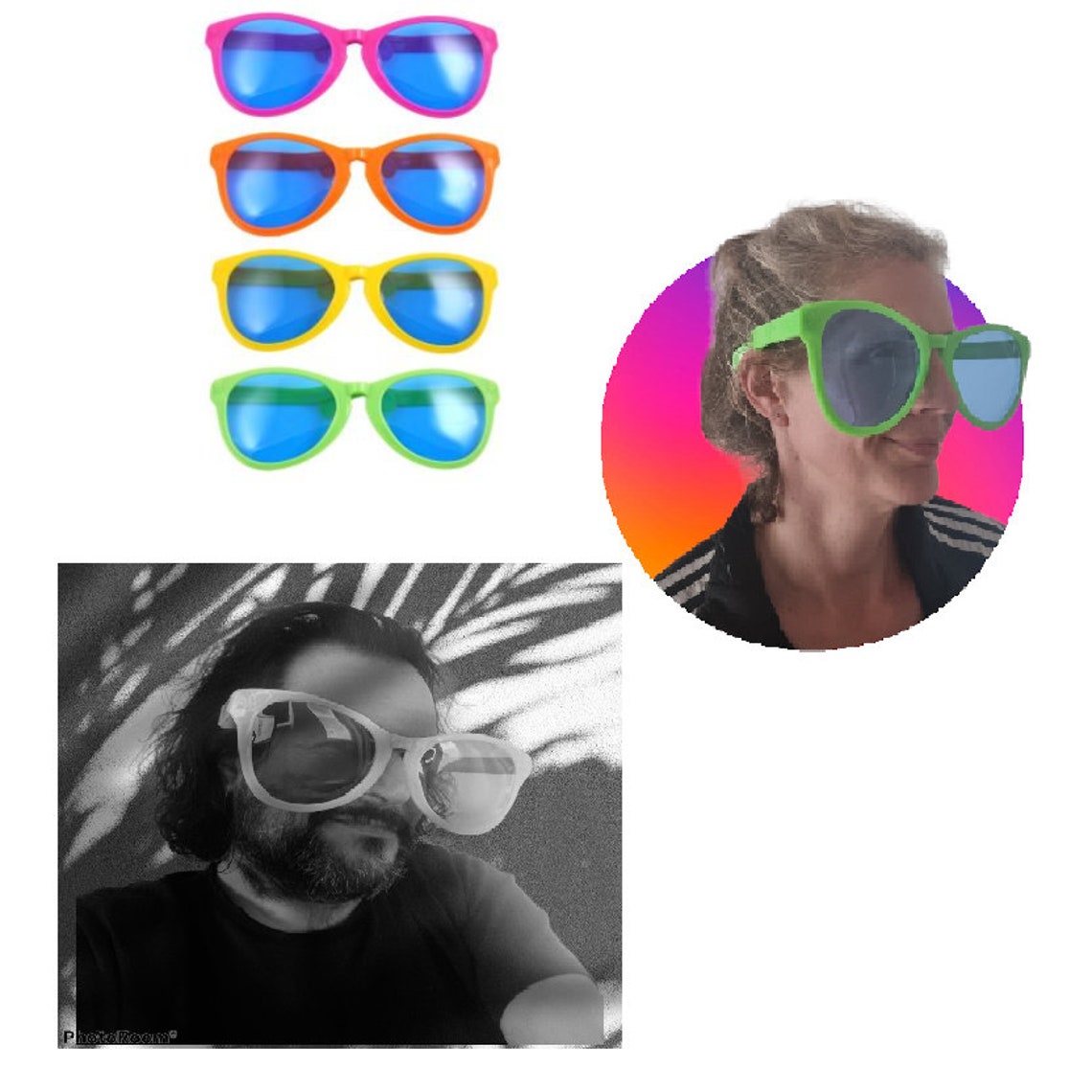 Giant Sunglasses Large Novelty Jumbo Joke Prank Fancy Dress Etsy