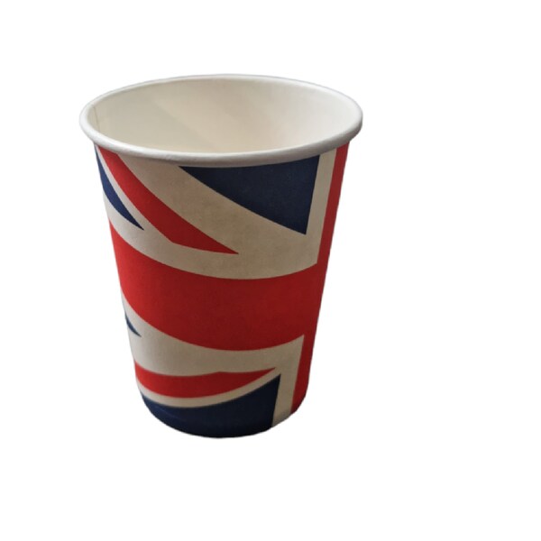 20 X Jubilee Paper Cups Union Jack Flag Street Party Twenty Disposable Cups