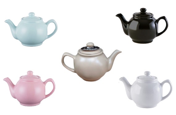 Traditional Tea Pot 2 Cup Ceramic Serving Vintage Teapot Coffee Brew