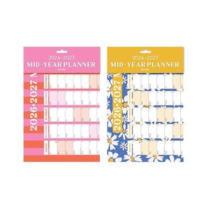 2026/2027 Large Academic Mid Year Wall Planner Calendar A1 Giant Size 84x60cm