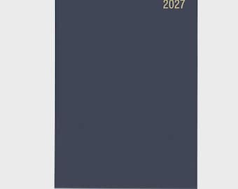 2027 A4 Week to View Hardback Plain Business Office Desk Party Planner Diary