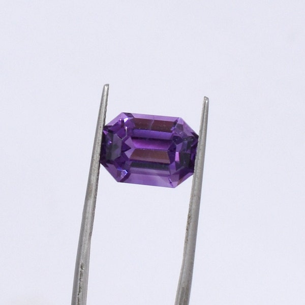 5.50 Cts AAA Natural African Amethyst Octagon Shape Cutstone,Purple Amethyst Gemstone,Dark Amethyst Pendant,Purple Amethyst,Engagement Ring