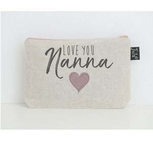 Nanna Love You Make Up Bag