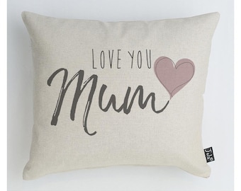 Te amo mamá cojín, regalo para mamá, día de las madres