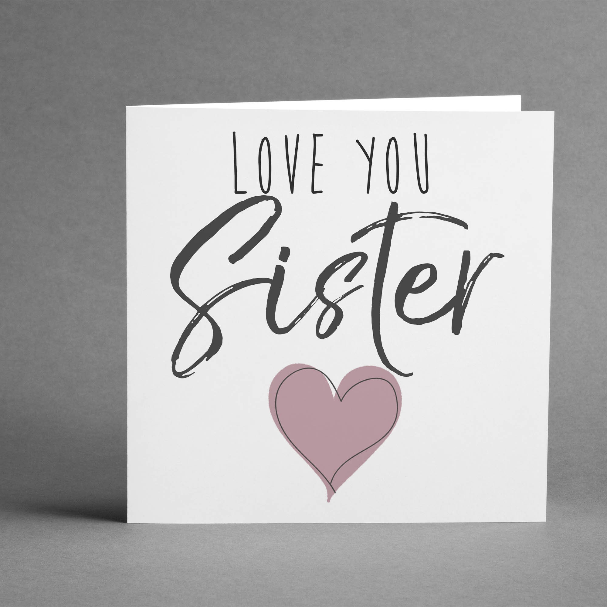 Sister Love You Card, Sister Birthday Card - Etsy