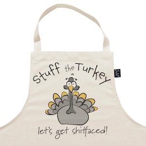 Personalised Turkey Shitfaced Apron