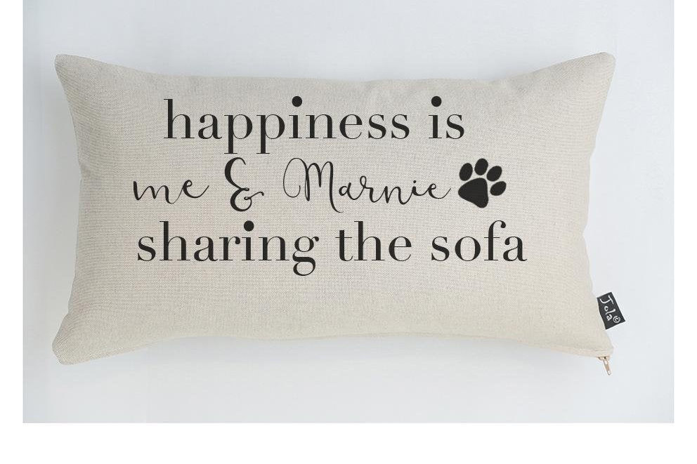 Personalised dog cushion | Etsy
