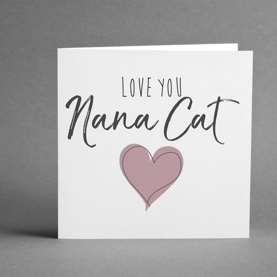 Nanny Love You Card - Etsy UK