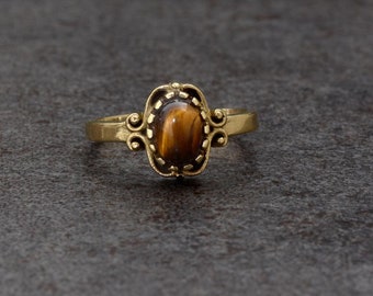 LOT Tibetan Turquoise Lapiz Lazuli Tiger Eye Rings on Silver Metal Adjustable for Men or Women Nepal.