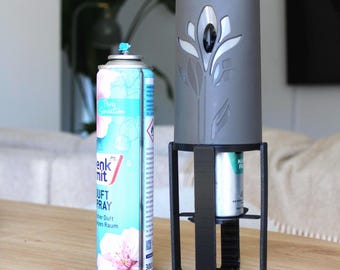 Extensor para ambientador: adaptador impreso en 3D con altura ajustable para botellas pulverizadoras de hasta 19,5 cm.