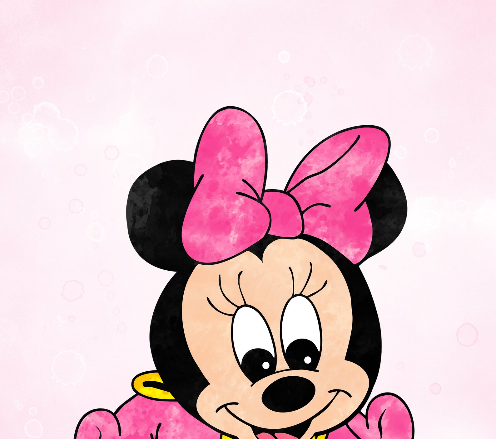 Baby Minnie Mouse Set 3 Images print art Disney Minnie Mouse | Etsy