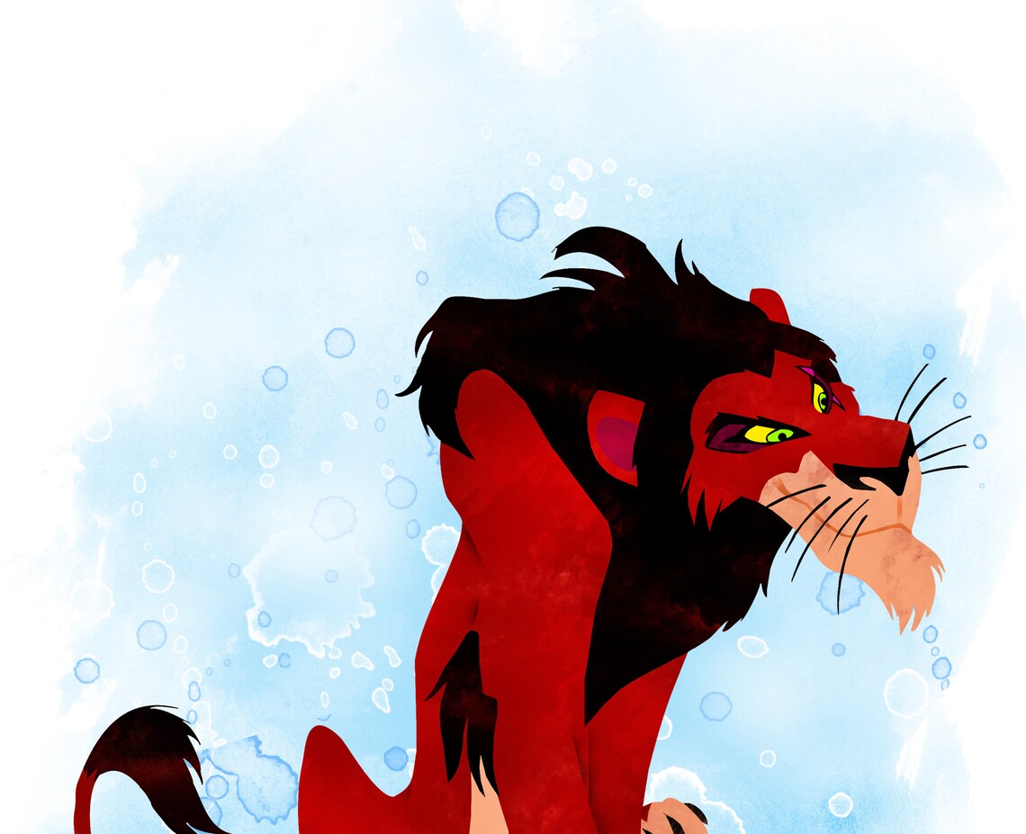 The Lion King Set 6 print Lion King Disney art poster wall Etsy