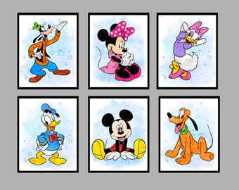 Pluto Disney Poster Etsy