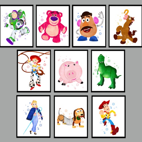 Toy Story Wall Art Minimal Nursery Decor Movie Quote Print Etsy