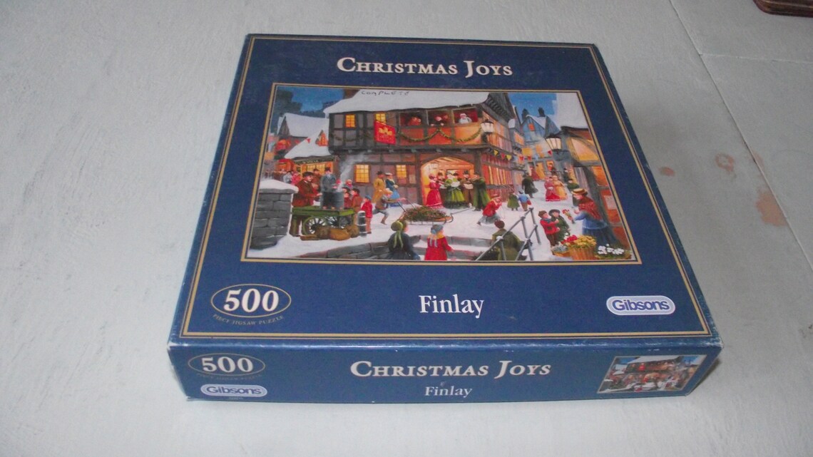 Gibsons 'Christmas Joys' Jigsaw Puzzle by Finlay 500 Etsy