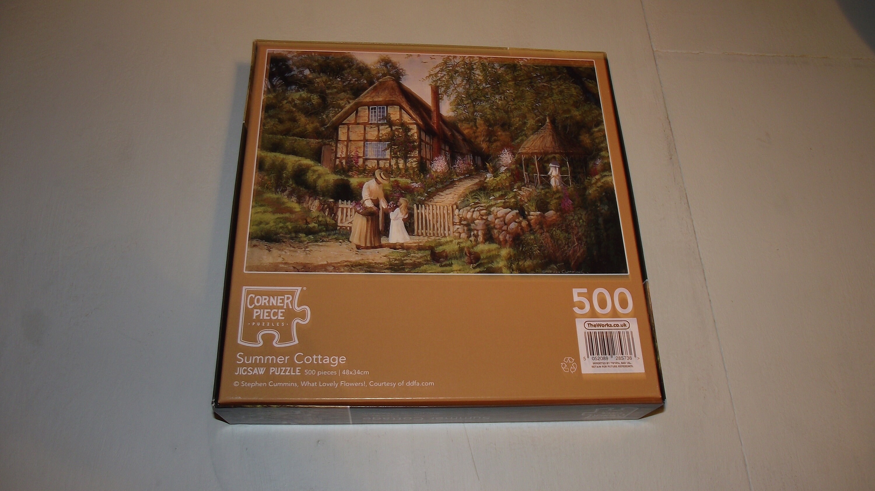 Corner Piece Puzzles 'Summer Cottage' Jigsaw by Etsy